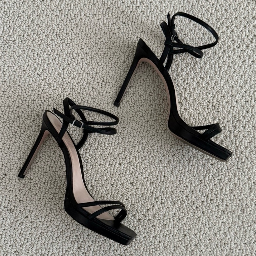 SCHUTZ Black Strappy Heels - Picture 9 of 13